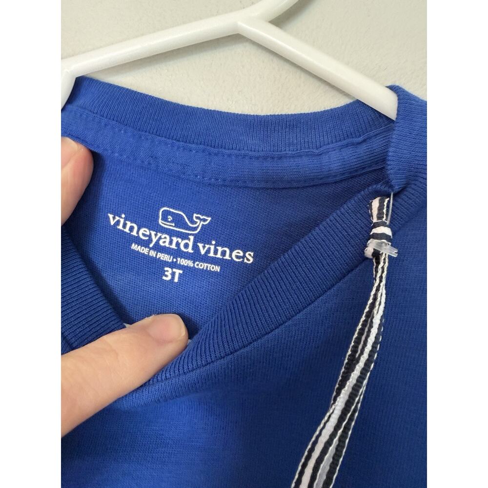 Vineyard Vines Royal Blue Short sleeve Whale Tee 3T NWT - Picture 2 of 7